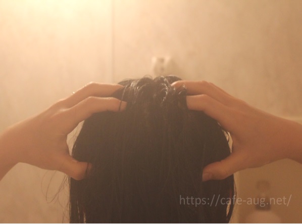 405クレコンの使い方 頭皮マッサージ